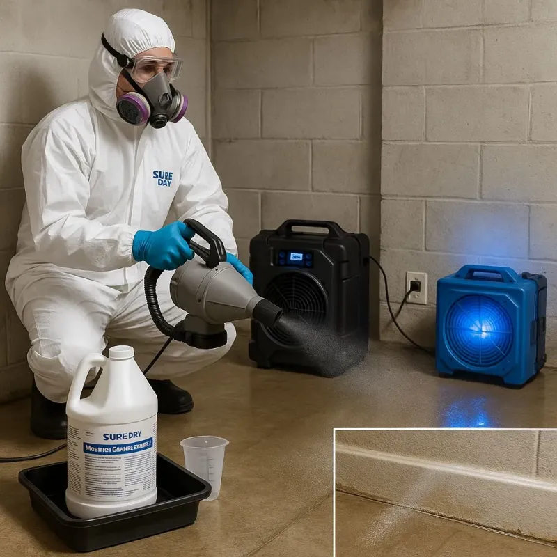 Sanitization and Odor Removal process in Green Valley, CA
